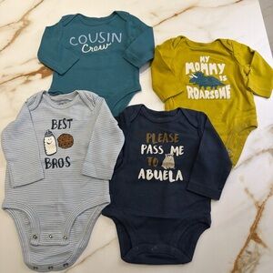 Carters set of 4 onesies